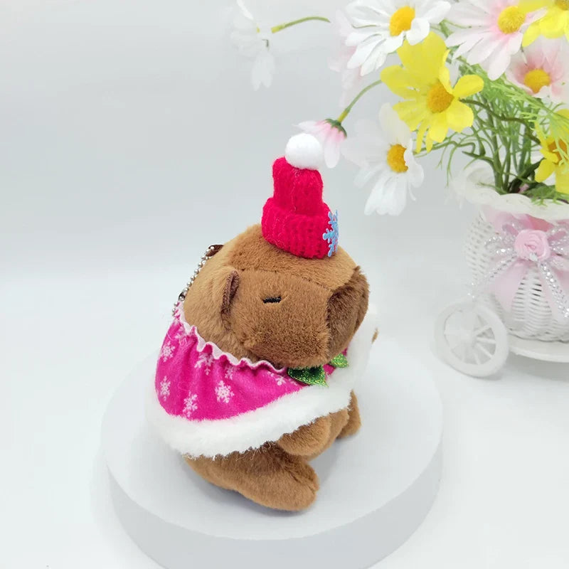 Capybara Plush Doll Keychain
