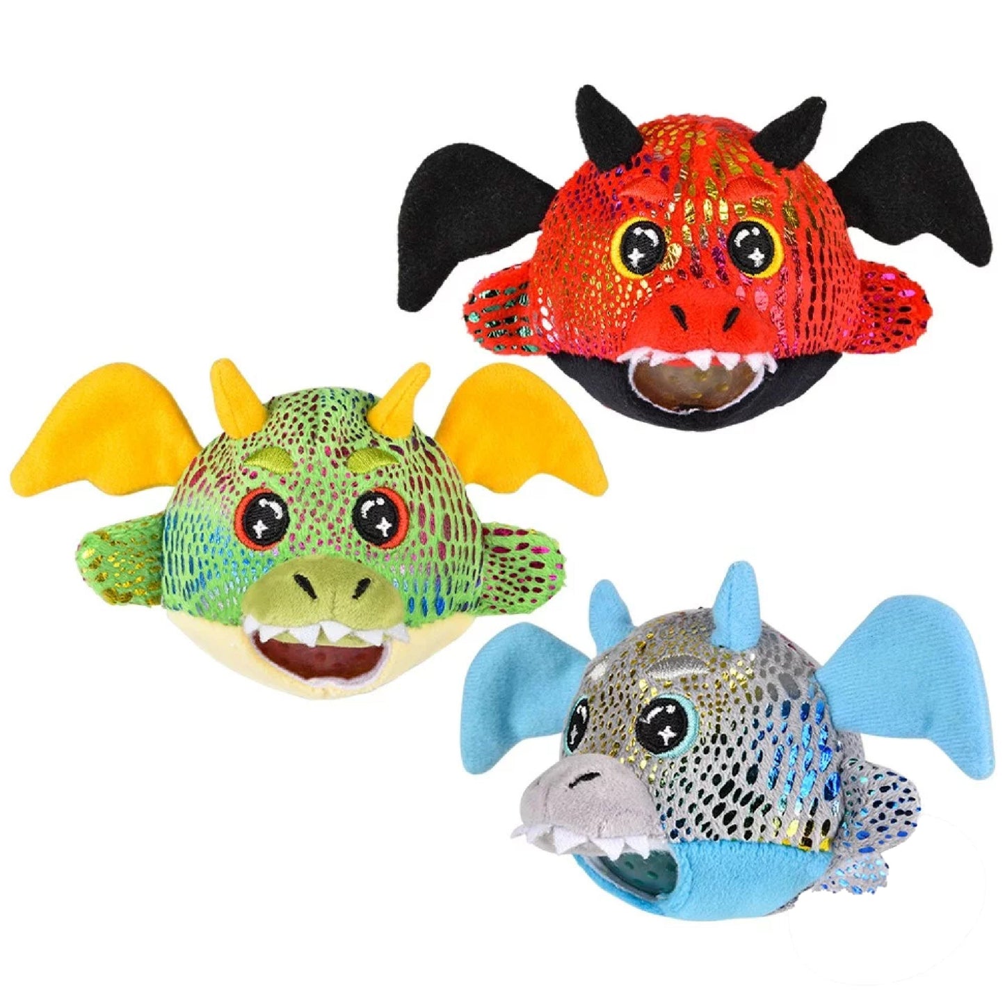 Halloween Squeezy Dragon Bead Plush Toy For Kids