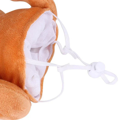 Pet Cat Plush Hat Adjustable Size Dress Up Chicken Leg Headdress Birthday Gifts For Halloween Christmas Party Pet Supplies