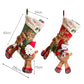 Christmas Stockings Socks Santa Snowman Hanging Xmas Tree Ornaments Gift Bags